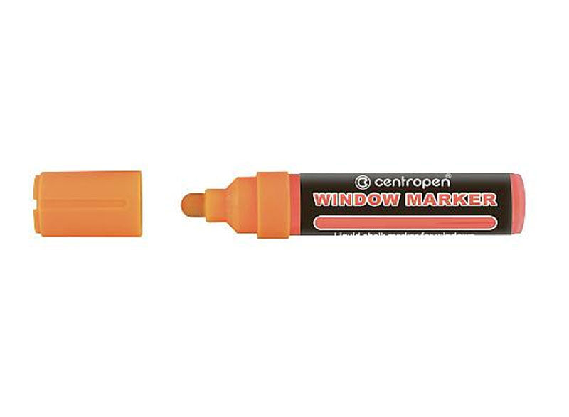 MARKER CRETA LICHIDA PORTOCALIU NEON 2-15MM VARF ROTUND 9121 CENTROPEN MARKER CRETA LICHIDA PORTOCALIU NEON 2-15MM VARF ROTUND 9121 CENTROPEN